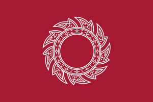 Bandera de Tailandia desde el año 1790 hasta el 1820