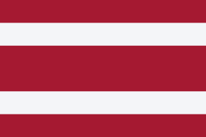 Bandera de Tailandia desde el año 1917 hasta el 1917