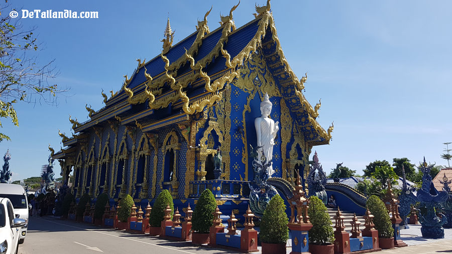 Parte trasera del Templo Azul de Chiang Rai